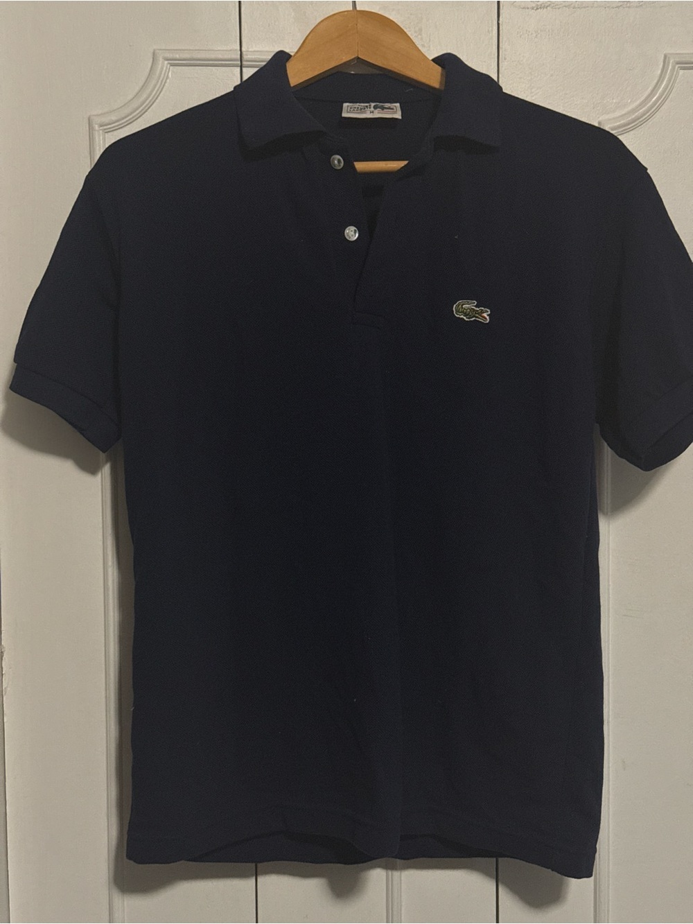 Vintage Lacoste la chemise Men’s Classic Navy Polo Shirt - Picture 1 of 4